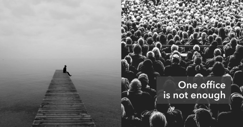 One office is not enough