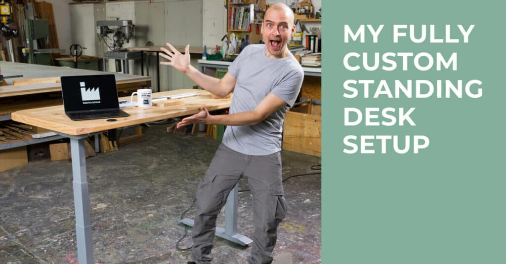 My Fully Customized Standing Desk Setup – Video