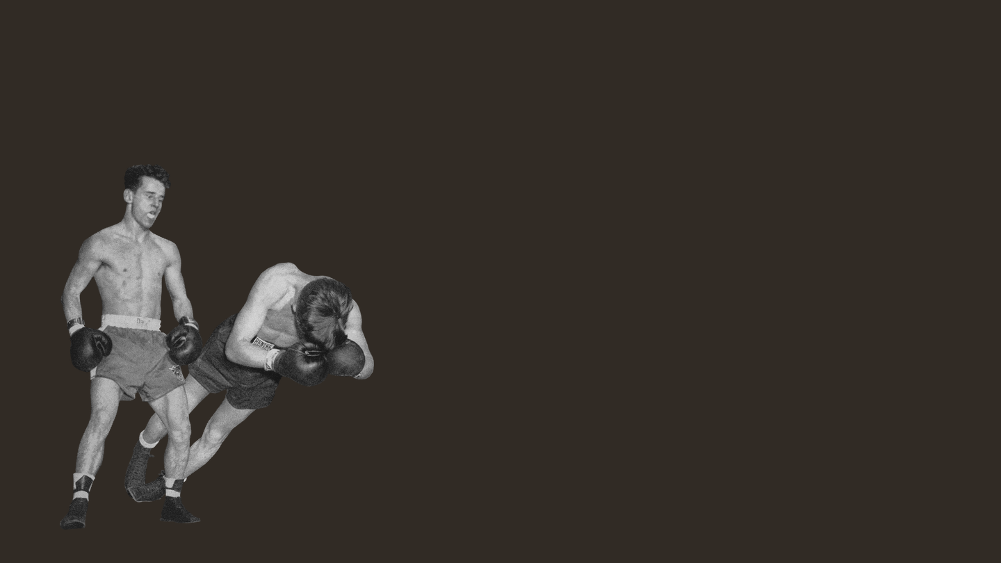 Agentic Fever: Master Yourself Before Your Agents 3 Two boxers — one standing, one bent from the blow — the human struggle against agentic burnout